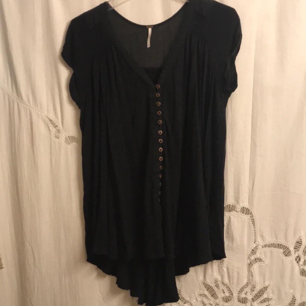 Black free people blouse